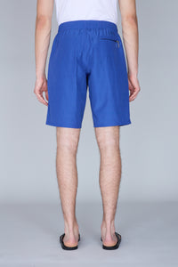 Short de bain à taille élastiquée - Electric Blue