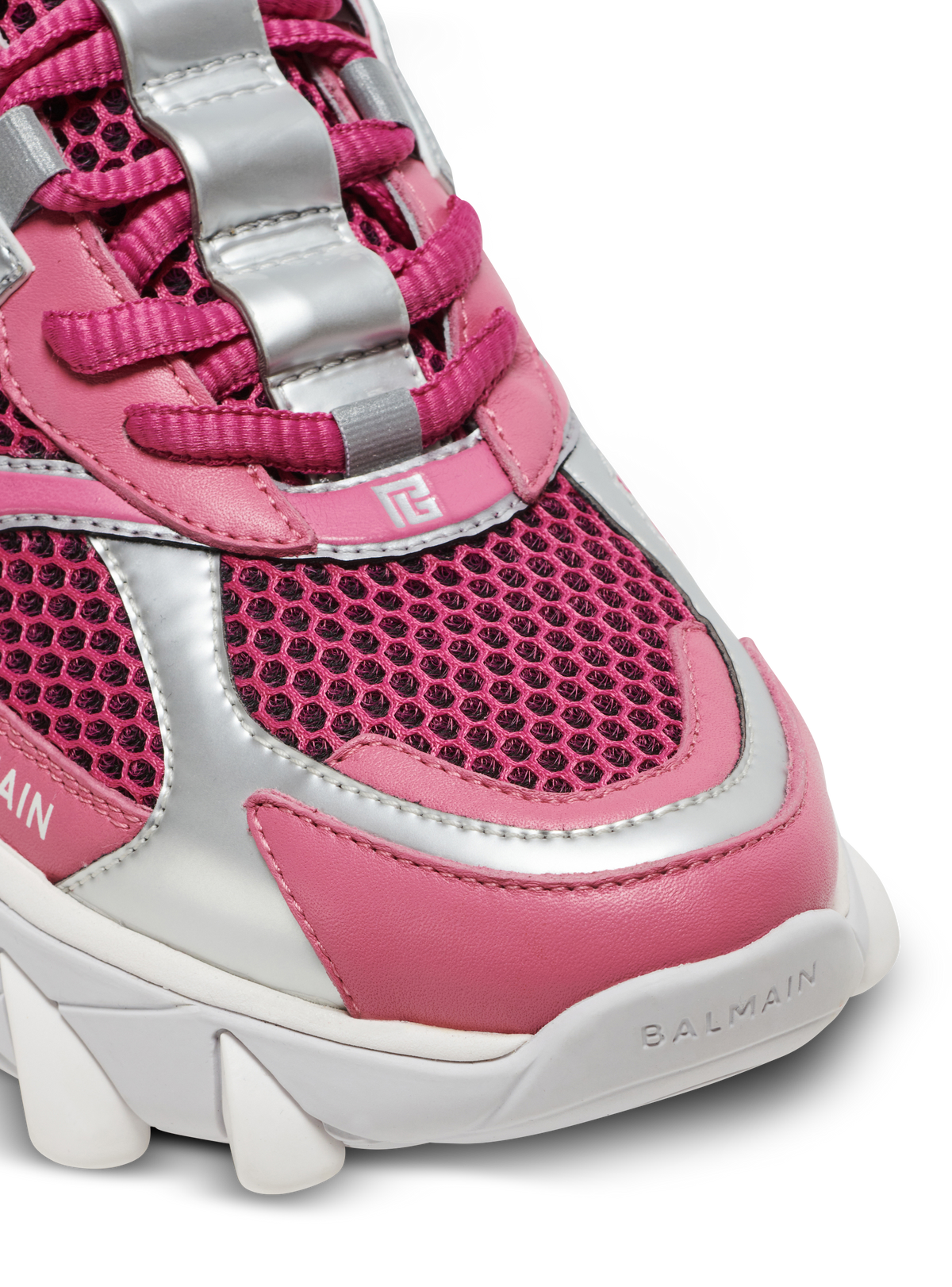 Baskets b-east en cuir - Rose