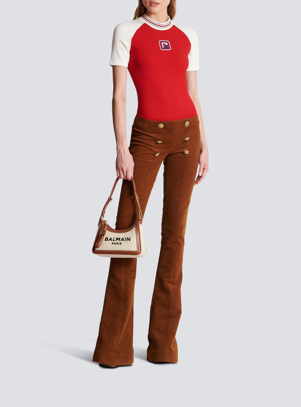 Sac à bandoulière B-Army - Naturel & Marron