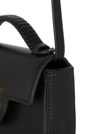 Sac b-buzz mini en cuir - Noir