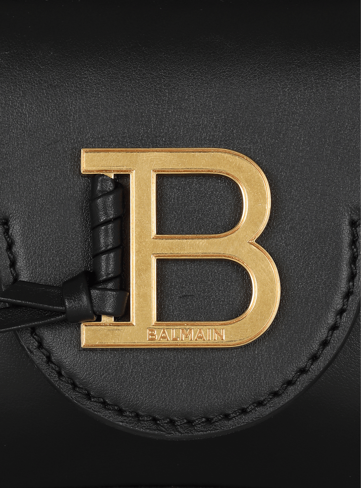 Sac b-buzz mini en cuir - Noir