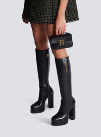 Sac b-buzz mini en cuir - Noir