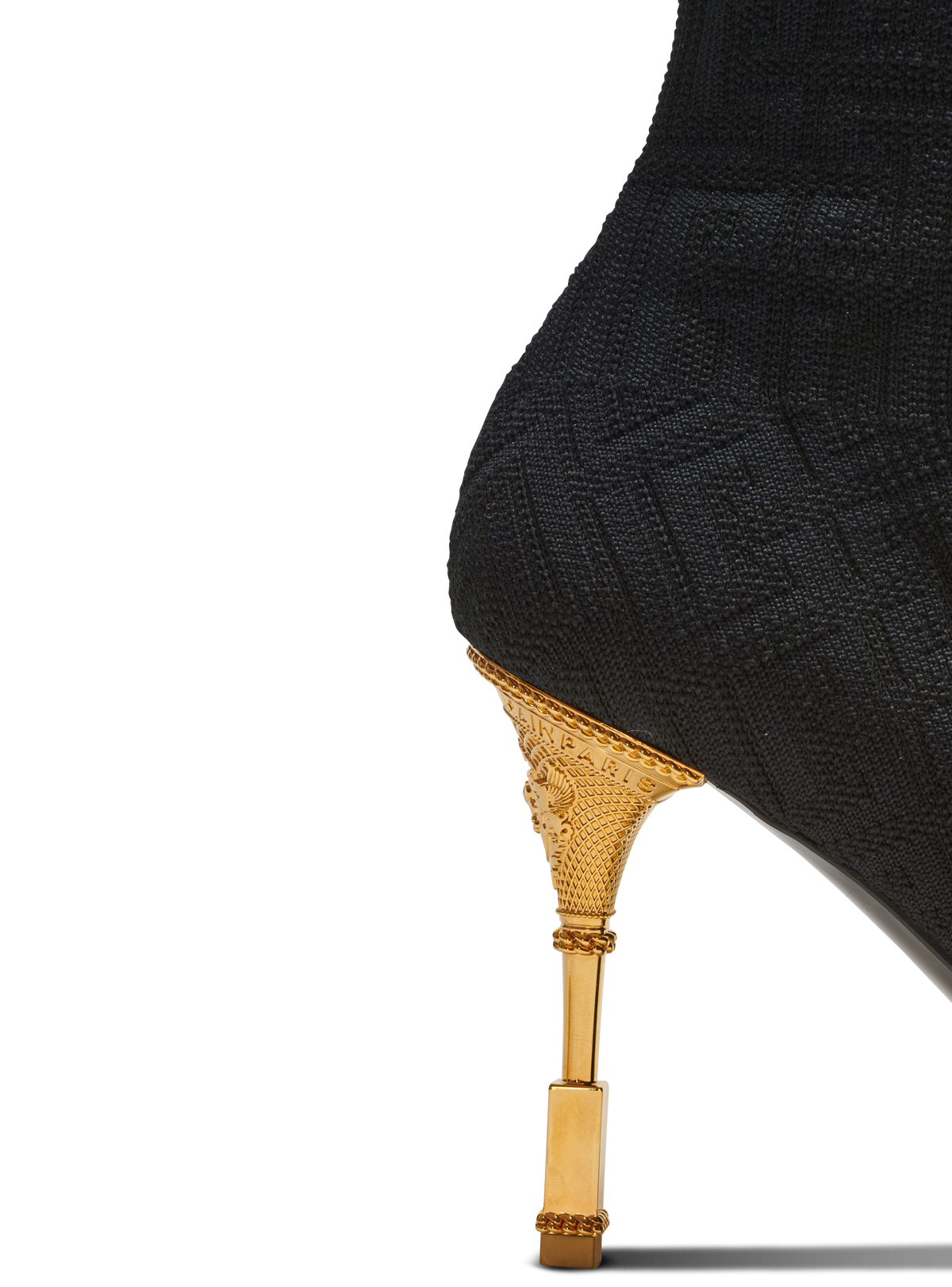 Cuissardes moneta en maille monogramme - Noir