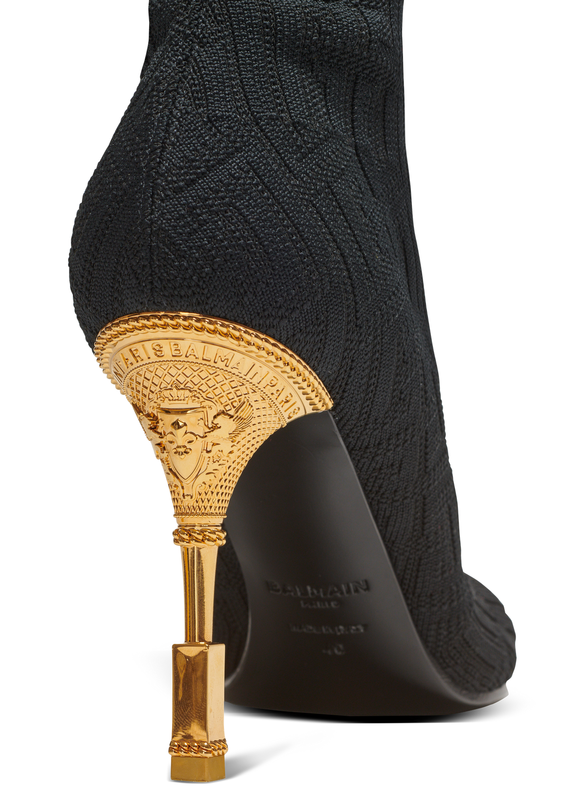 Cuissardes moneta en maille monogramme - Noir