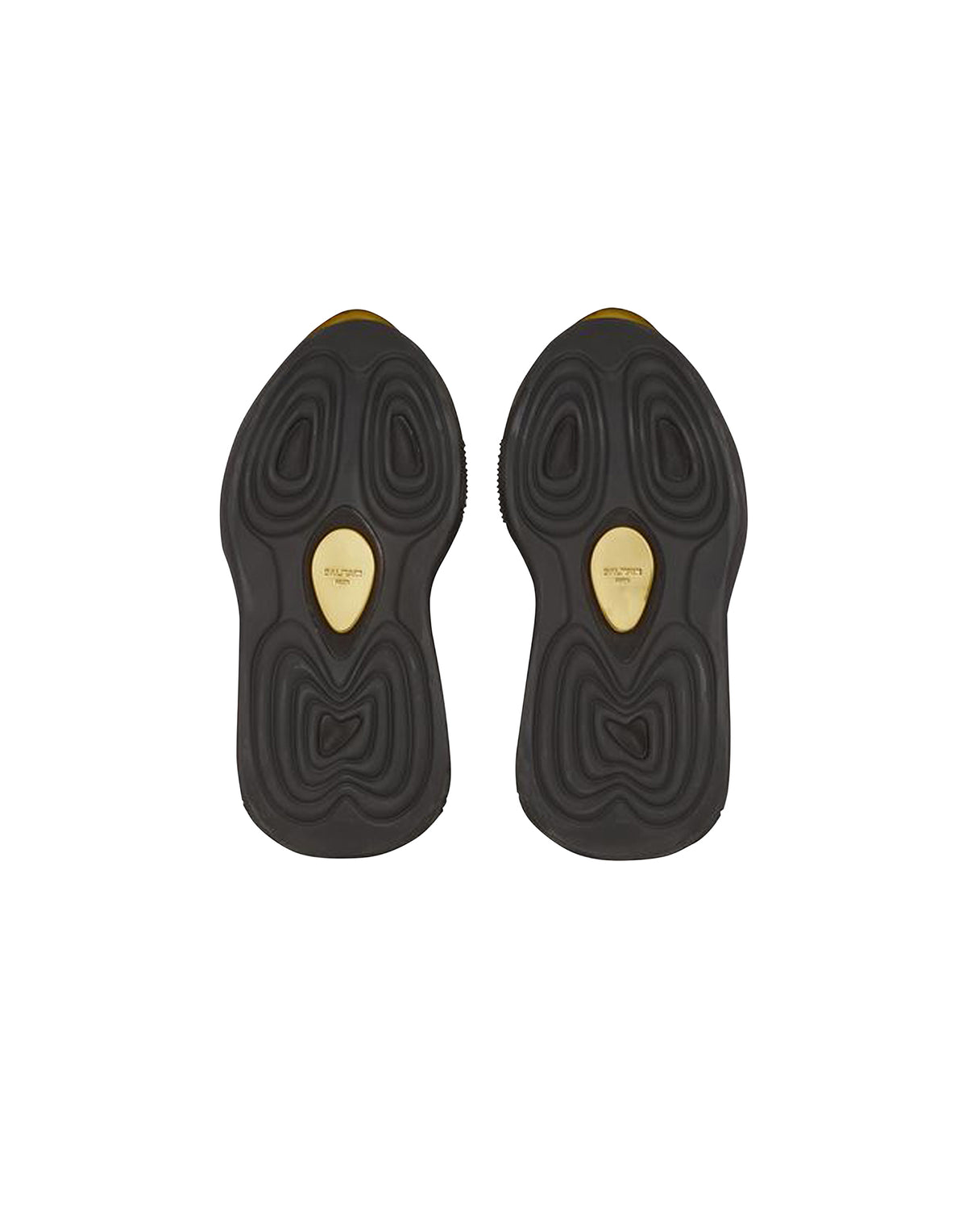 Baskets b-bold compensées en maille monogramme - Noir