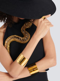 Bague tubular - Or Clair