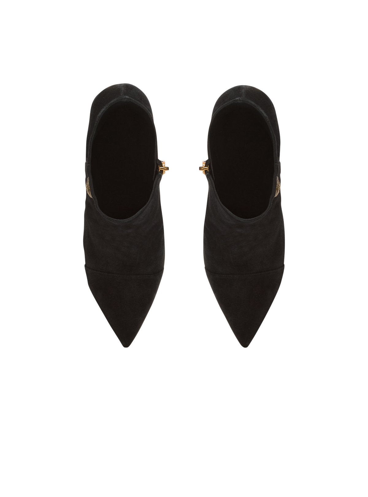 Bottines roni en cuir de veau - Noir