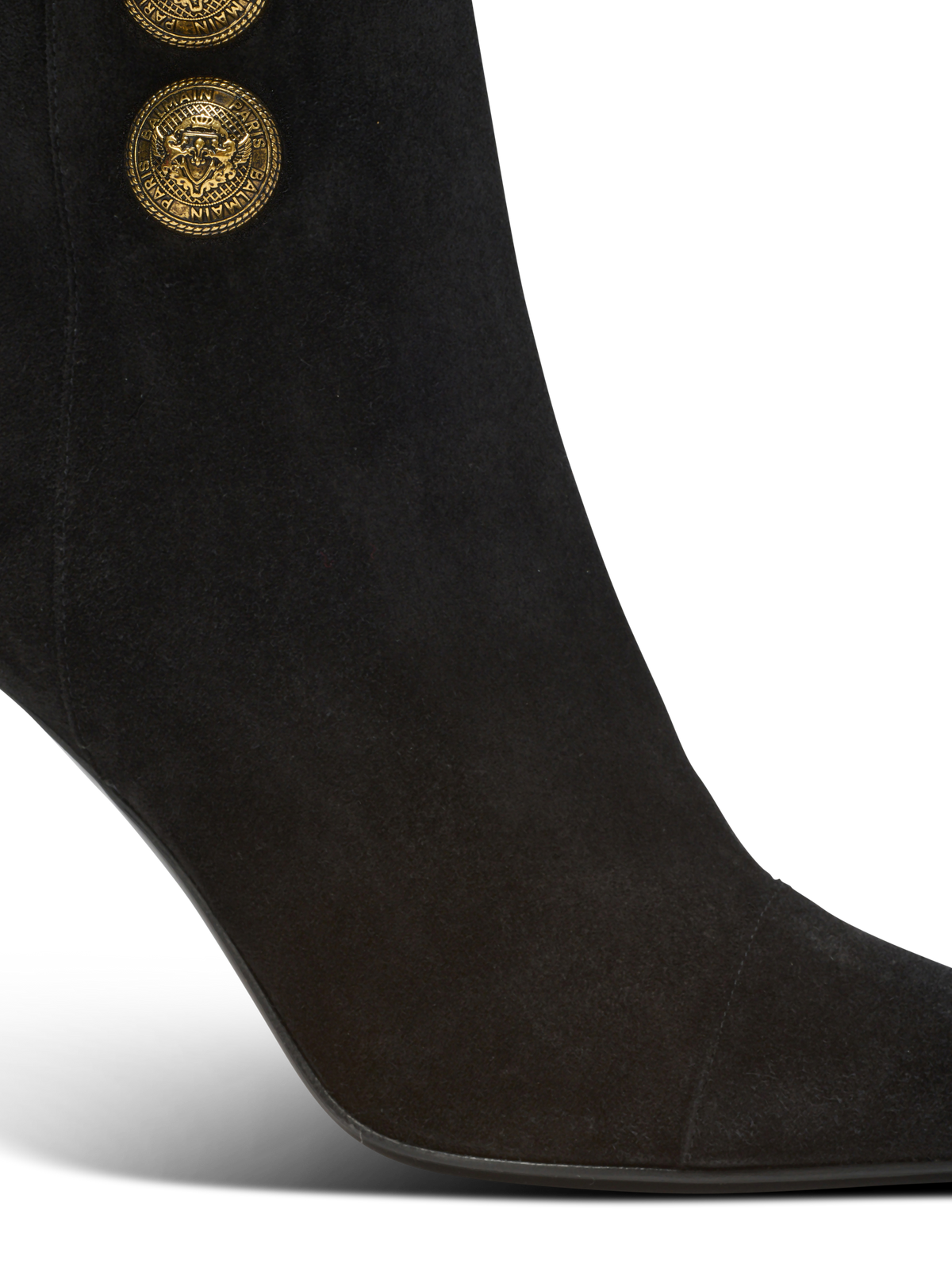Bottines roni en cuir de veau - Noir