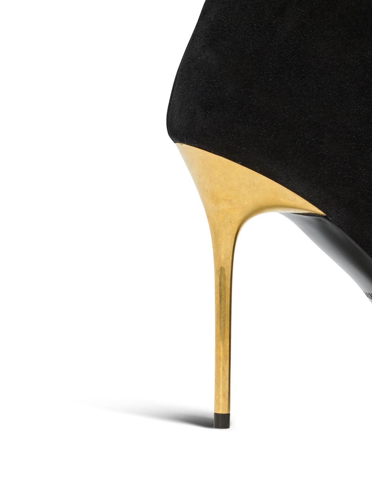 Bottines roni en cuir de veau - Noir