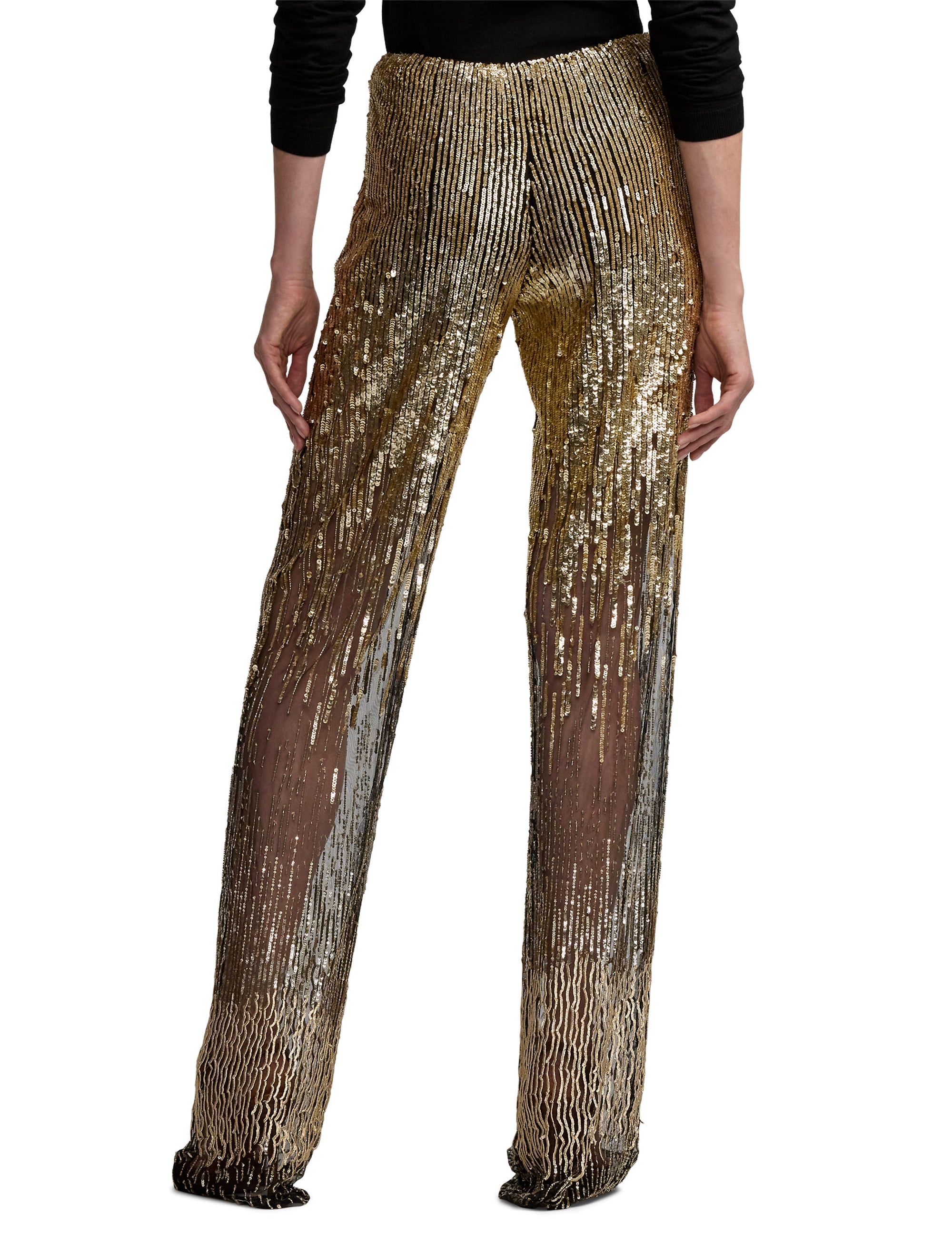 Pantalon Bradlee décoré en tulle - Black