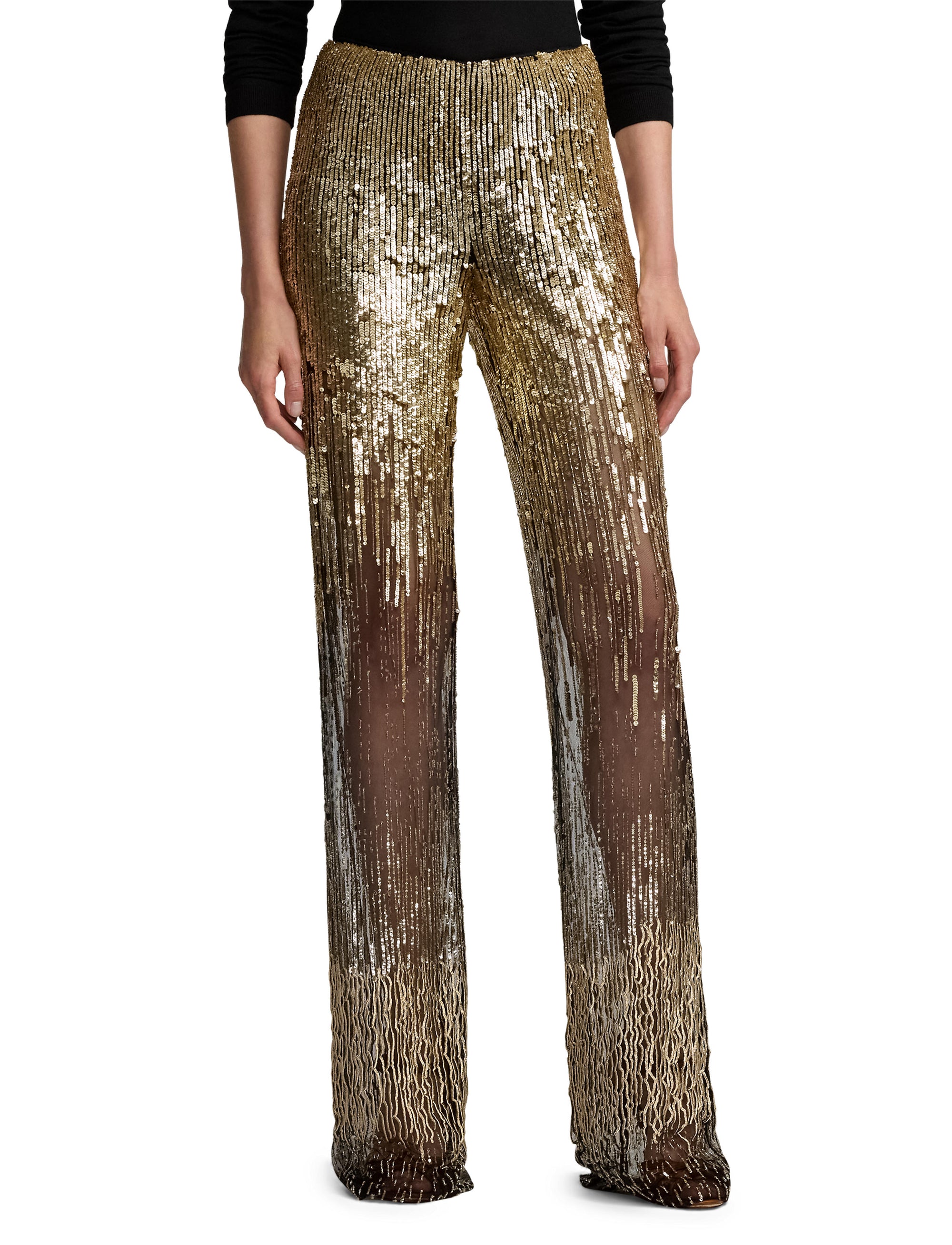 Pantalon Bradlee décoré en tulle - Black