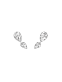 1qty DJV / QTY DISPO : 0-QTY VENDUES : 0-ST : 0% PRIX // Or blanc 18 ct Boucles d'oreilles en or blanc 18 carats /// RECO : 295€