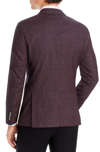 Veste de costume Hutson en laine - Medium Brown
