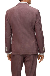 DARK RED // BUSINESS SUITS T-HESTON-2PCS-231