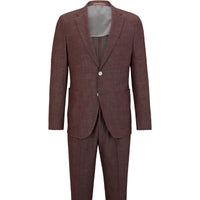 DARK RED // BUSINESS SUITS T-HESTON-2PCS-231