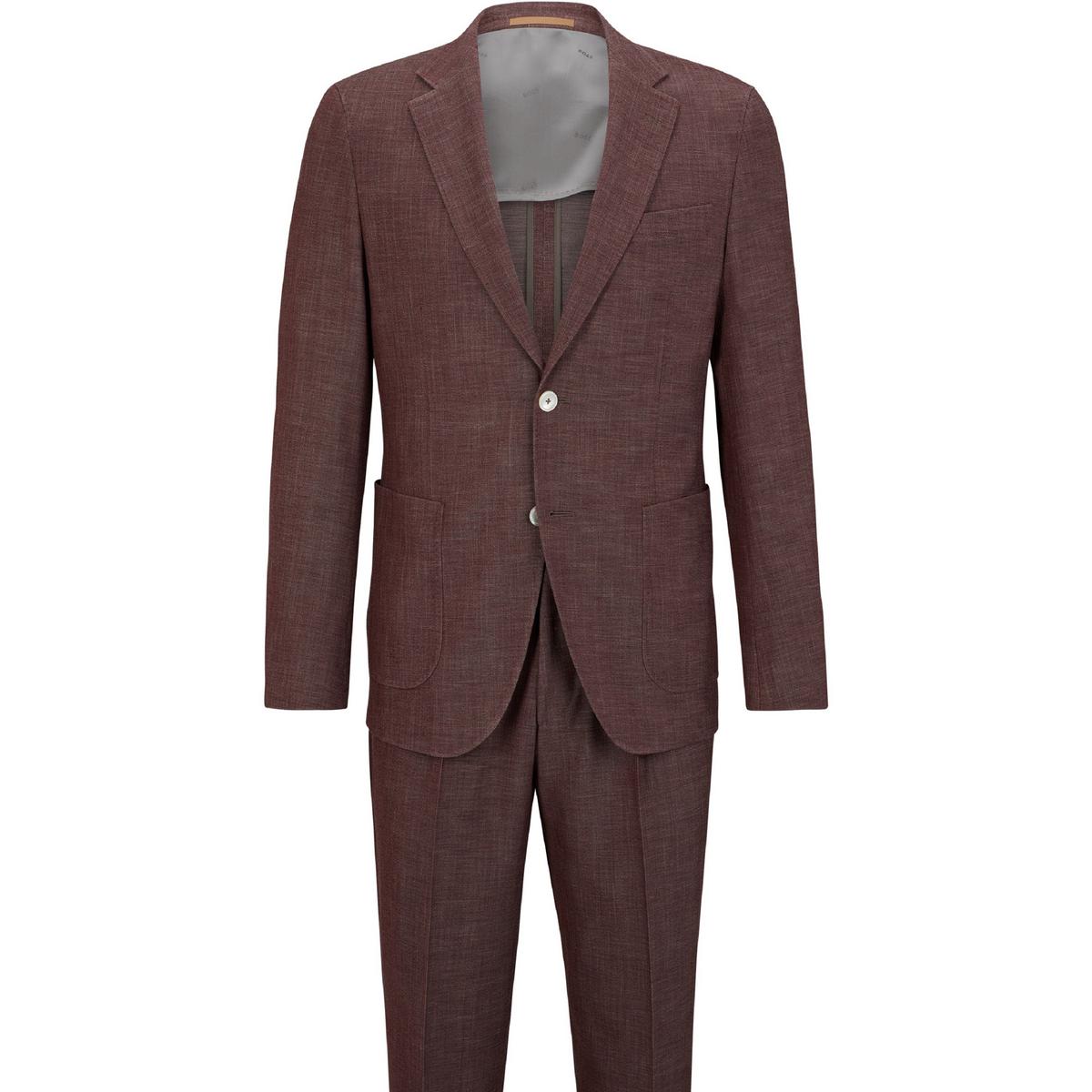 DARK RED // BUSINESS SUITS T-HESTON-2PCS-231