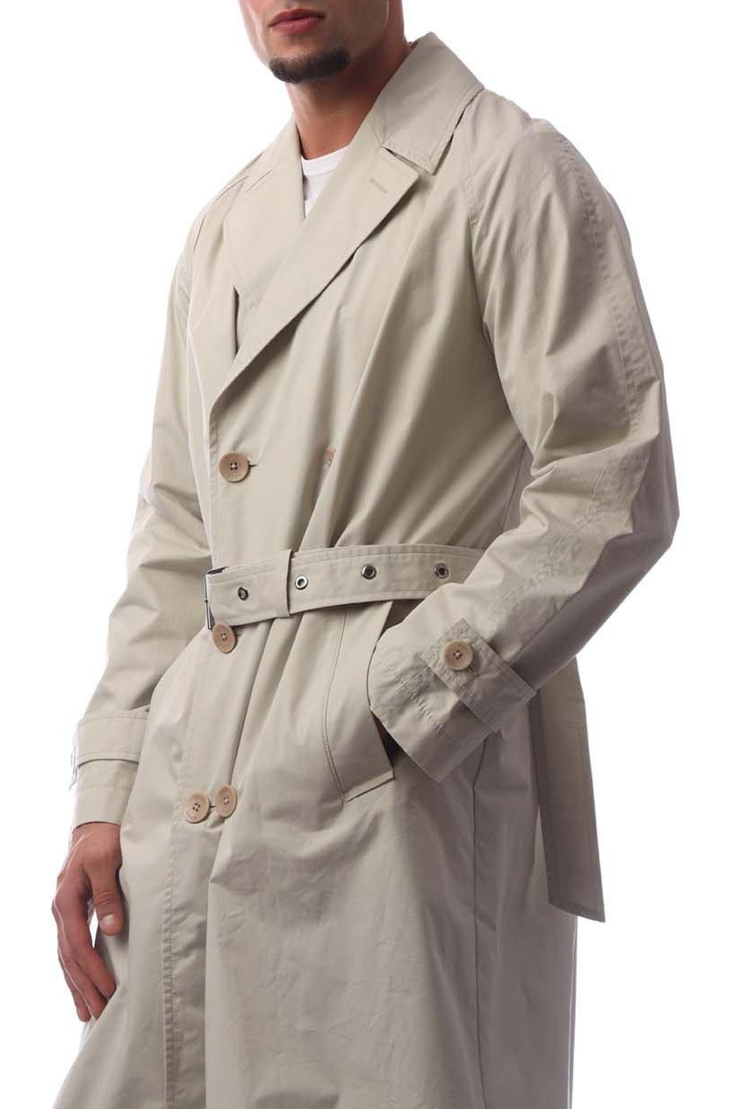 LIGHT BEIGE // TRENCHCOATS C-CAM-BLT-TRENCH-232