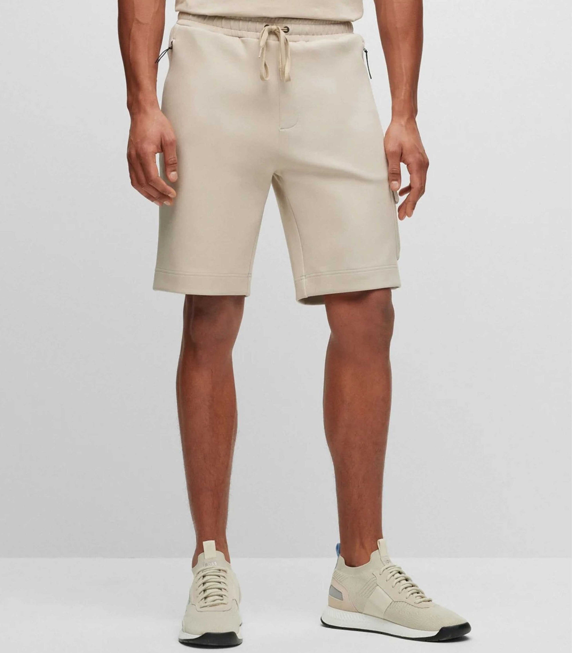 MEDIUM BEIGE // CASUAL TROUSERS HARIQ SHORT