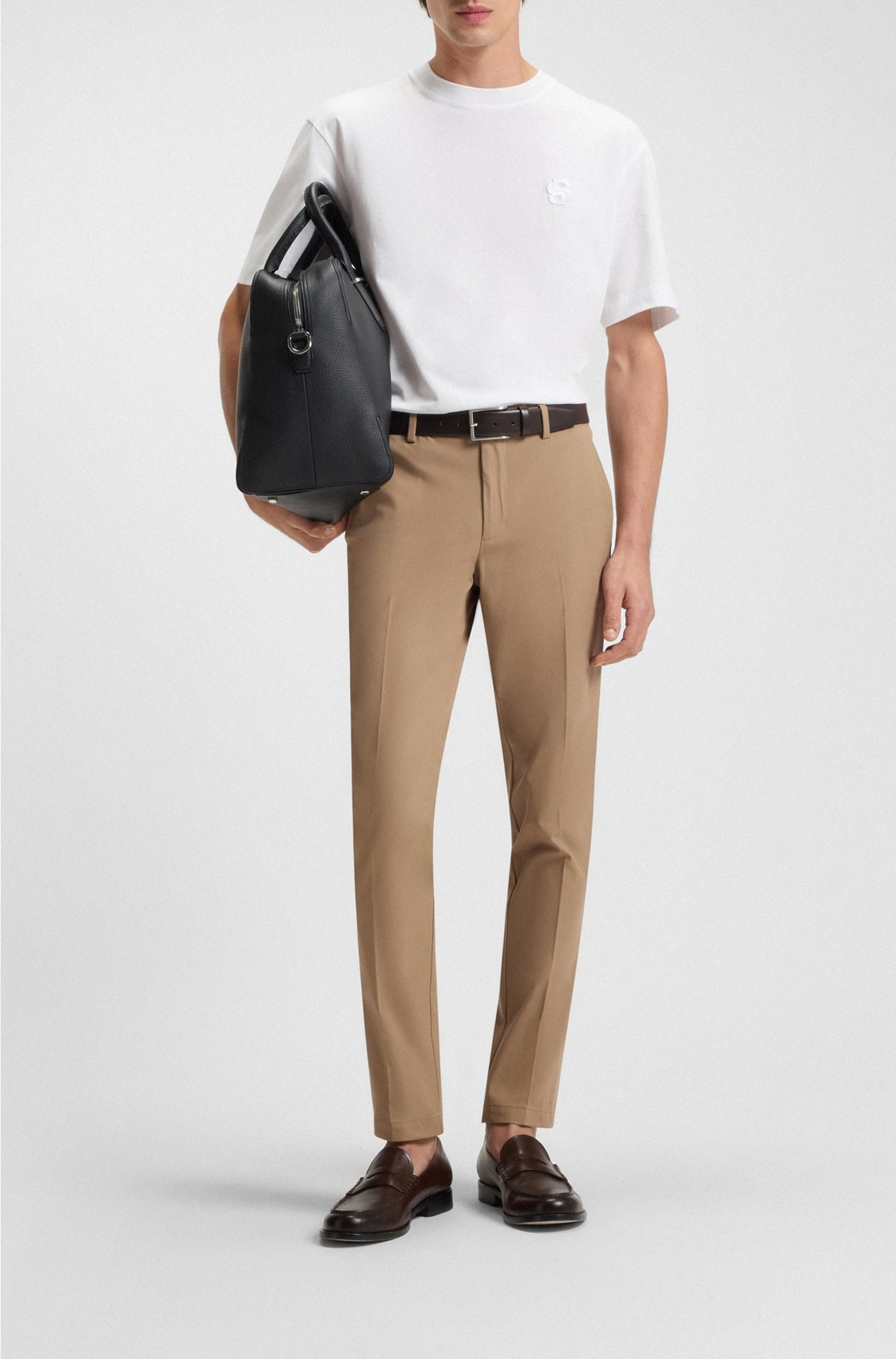 OPEN BEIGE // FORMAL TROUSERS HESTEN232X