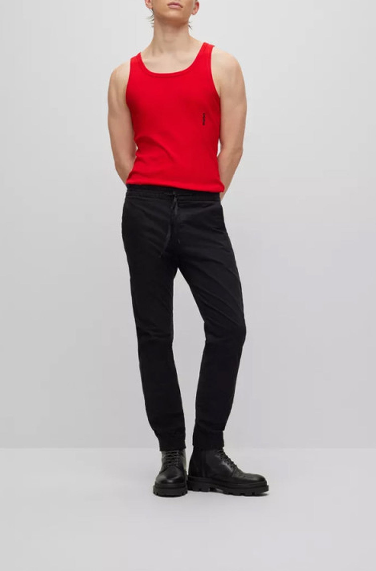 BLACK // CASUAL TROUSERS DAVIDON224D