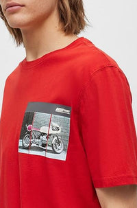 BRIGHT RED // T-SHIRTS TEEMOTOR
