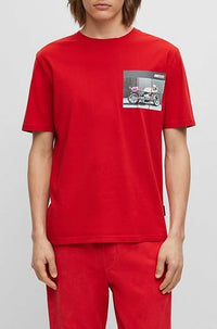 BRIGHT RED // T-SHIRTS TEEMOTOR