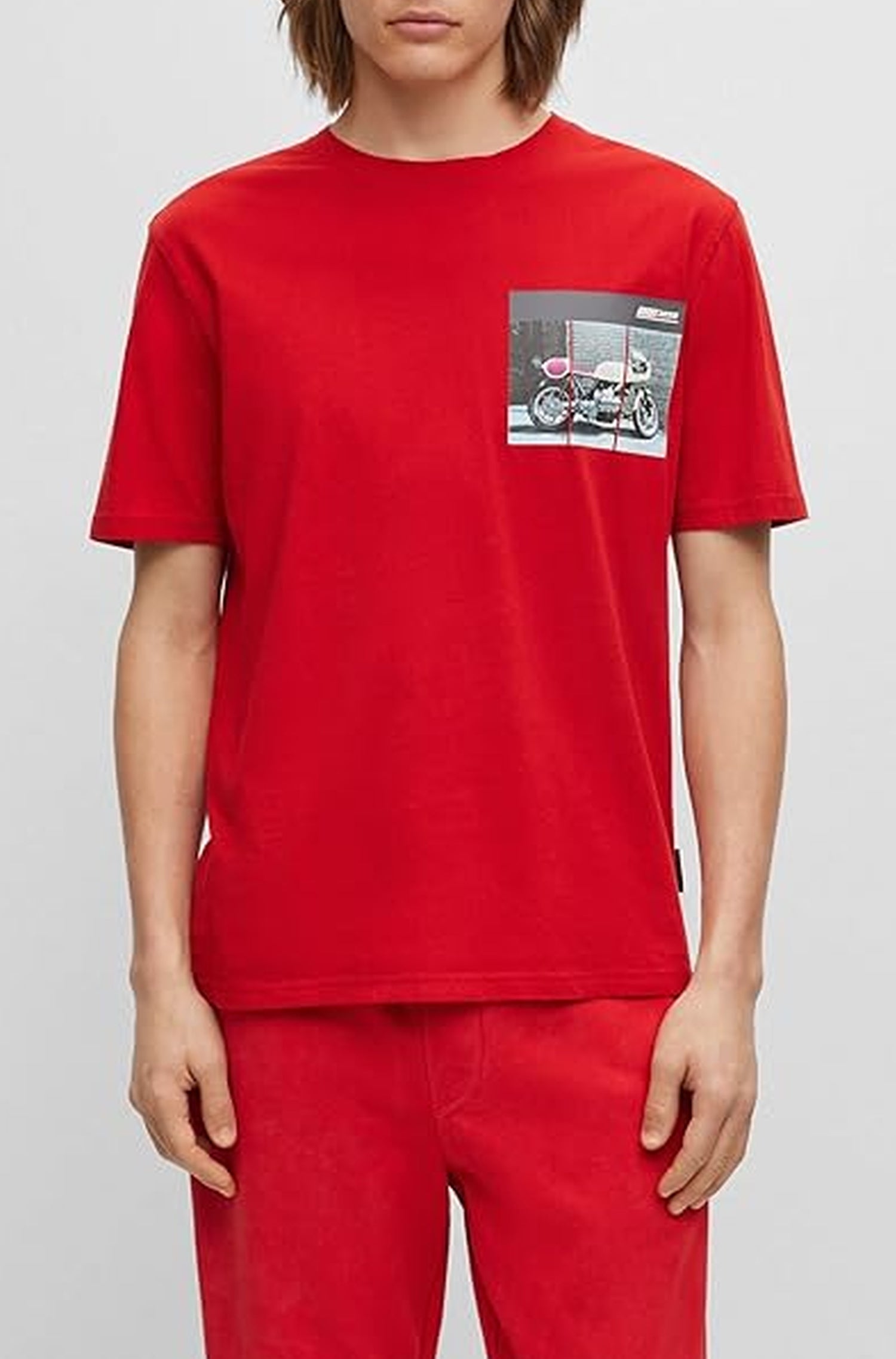 BRIGHT RED // T-SHIRTS TEEMOTOR