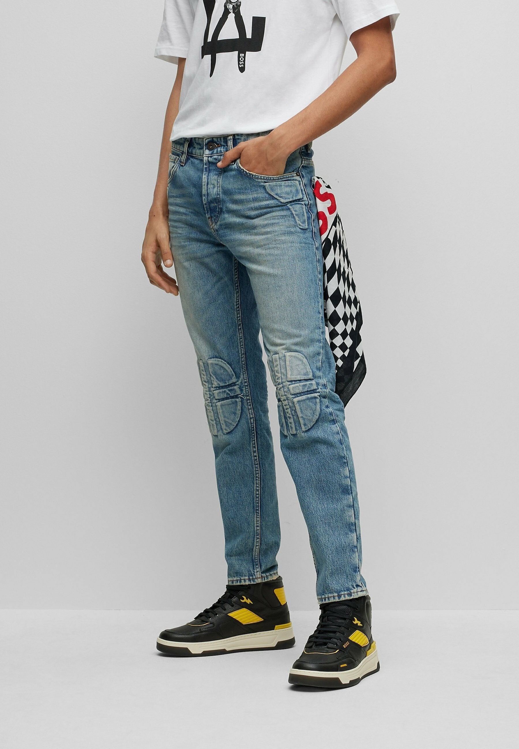TURQUOISE & AQUA // JEANS TROY BIKER BC