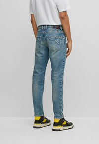 TURQUOISE & AQUA // JEANS TROY BIKER BC