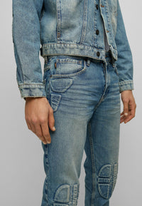TURQUOISE & AQUA // JEANS TROY BIKER BC