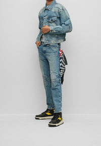 TURQUOISE & AQUA // JEANS TROY BIKER BC