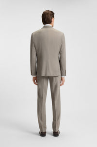 MEDIUM BEIGE // BUSINESS SUITS H-HUGE-3PCS-232