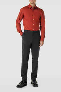 HORS LIGNE // MEDIUM RED // BUSINESS SHIRTS H-HANK-KENT-C3-214