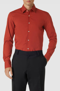 HORS LIGNE // MEDIUM RED // BUSINESS SHIRTS H-HANK-KENT-C3-214
