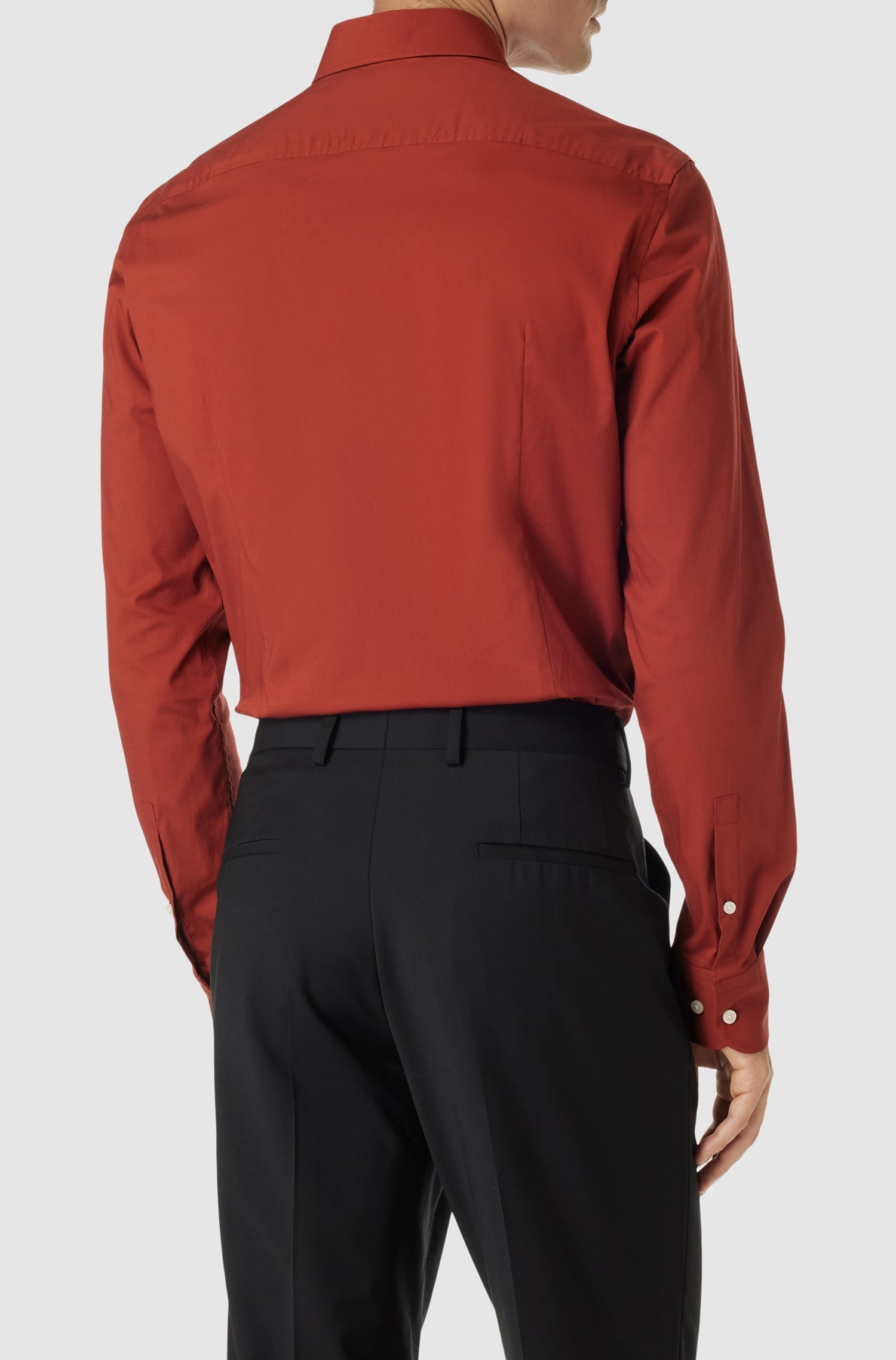 HORS LIGNE // MEDIUM RED // BUSINESS SHIRTS H-HANK-KENT-C3-214