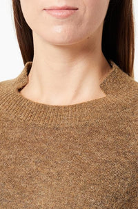 Frivor round-neck jumper - Rust & Copper