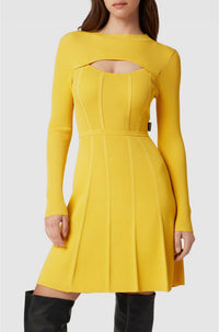 DARK YELLOW // KNITTED DRESSES SORSETY