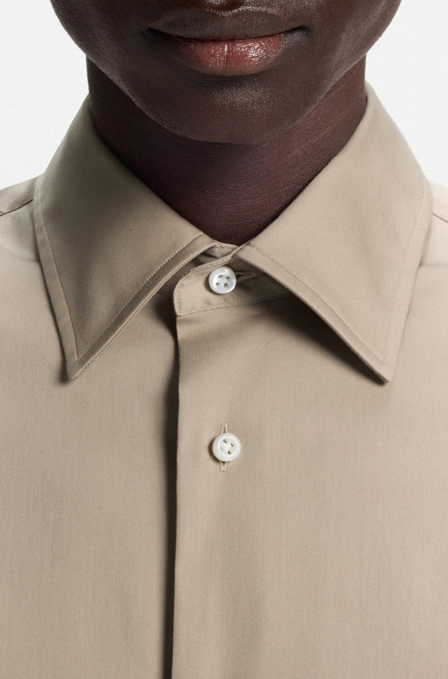 LIGHT BEIGE // BUSINESS SHIRTS L-JON-KENT-C1-233