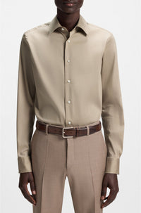 LIGHT BEIGE // BUSINESS SHIRTS L-JON-KENT-C1-233