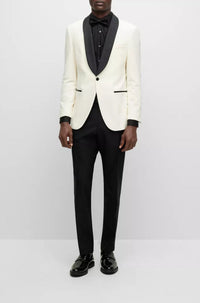 WHITE // BLAZERS L-HARVERS-TUX-234