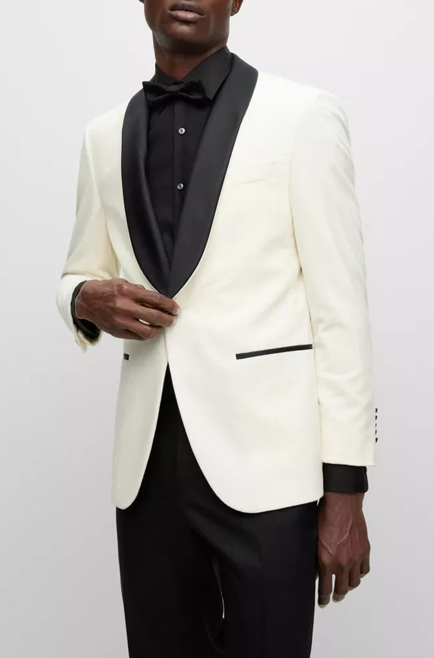 WHITE // BLAZERS L-HARVERS-TUX-234