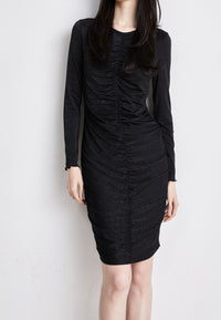HORS LIGNE // BLACK // JERSEY DRESSES C_EKEN_GLITTER