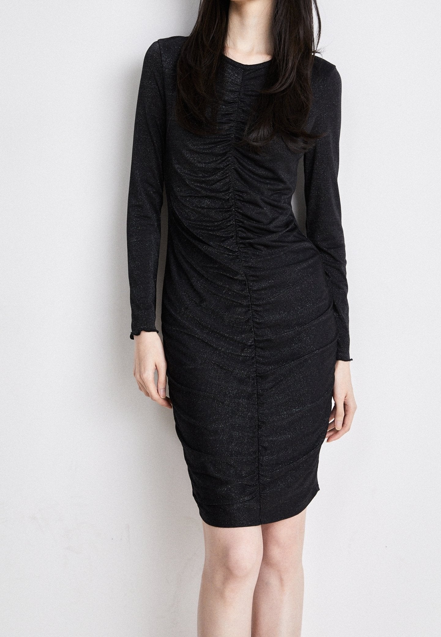 HORS LIGNE // BLACK // JERSEY DRESSES C_EKEN_GLITTER