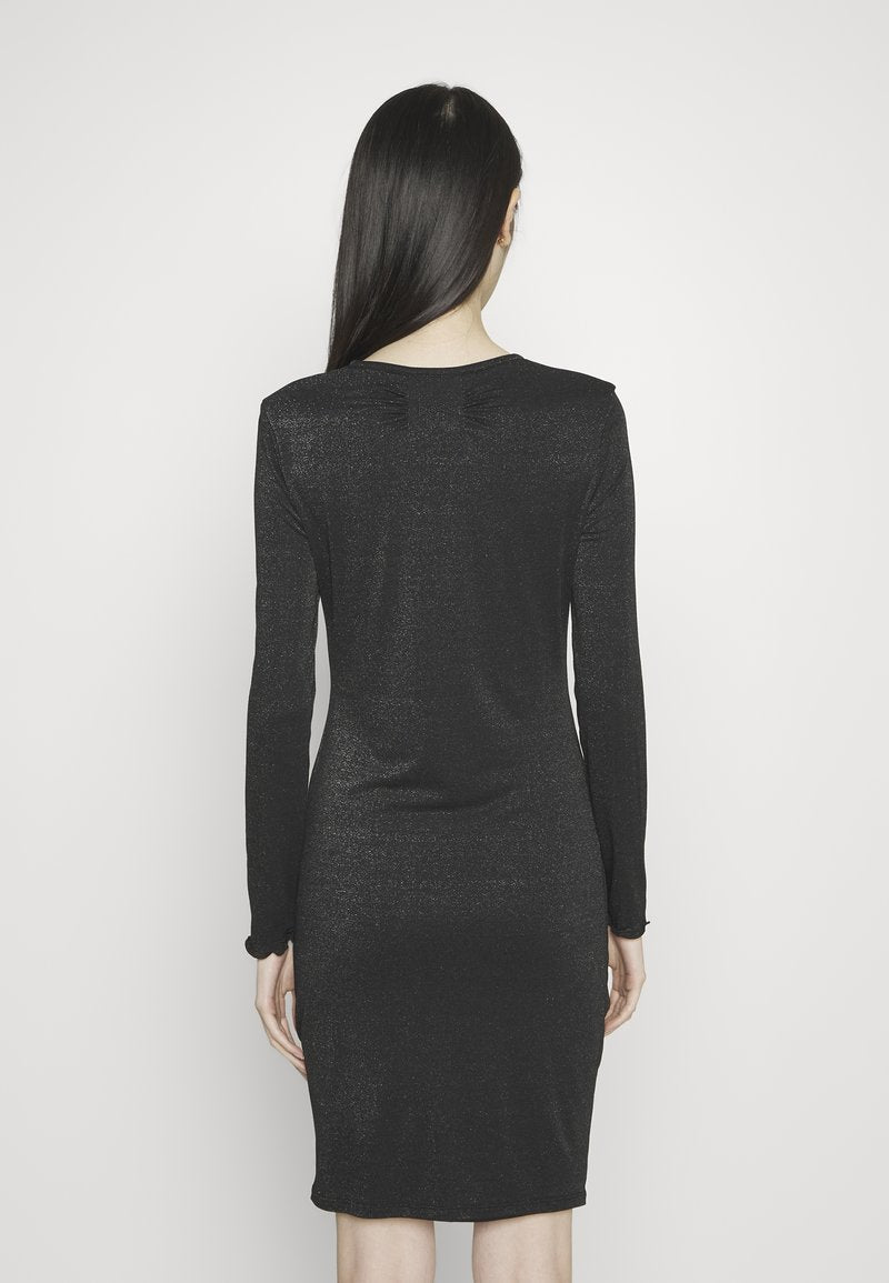 HORS LIGNE // BLACK // JERSEY DRESSES C_EKEN_GLITTER