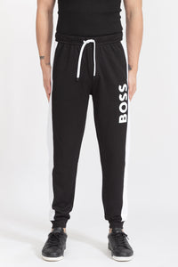 BLACK // LOUNGEWEAR JACQUARD PANTS