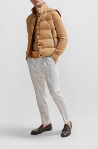 MEDIUM BEIGE // LEATHER L-MEVEST