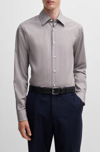 MEDIUM BROWN // BUSINESS SHIRTS L-JOSH-SPREADB-233