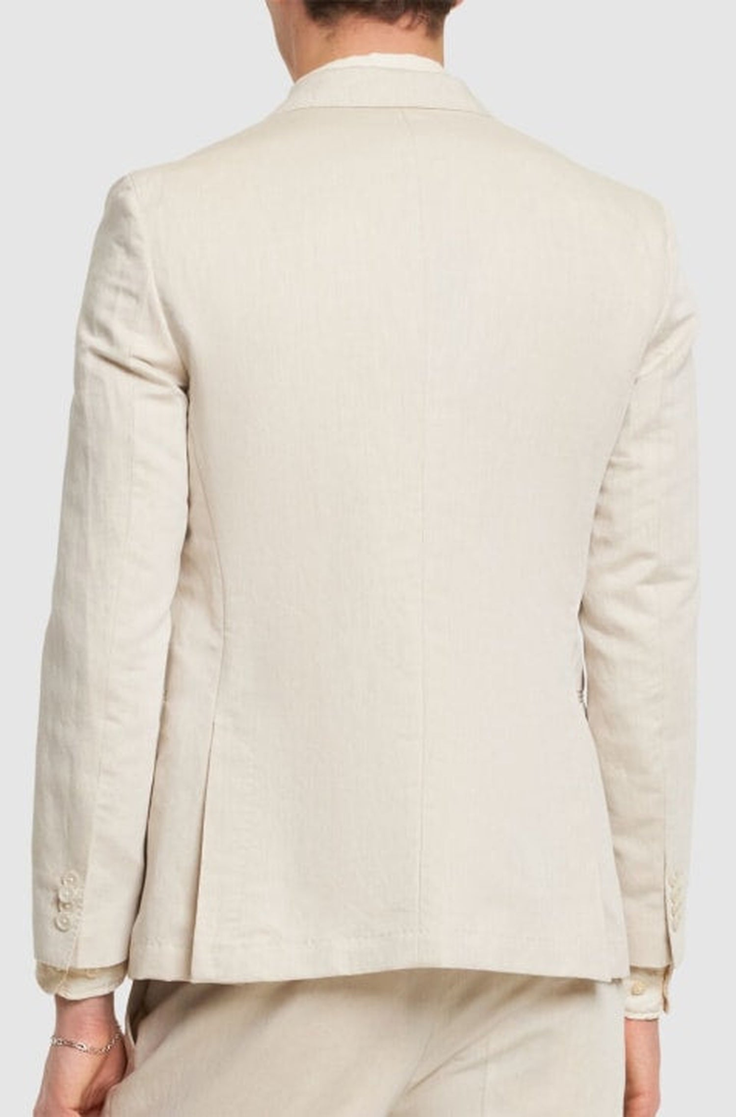 Veste de costume Huge en lin - Dark Beige