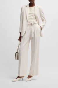 OPEN WHITE // FORMAL TROUSERS TEPIALA