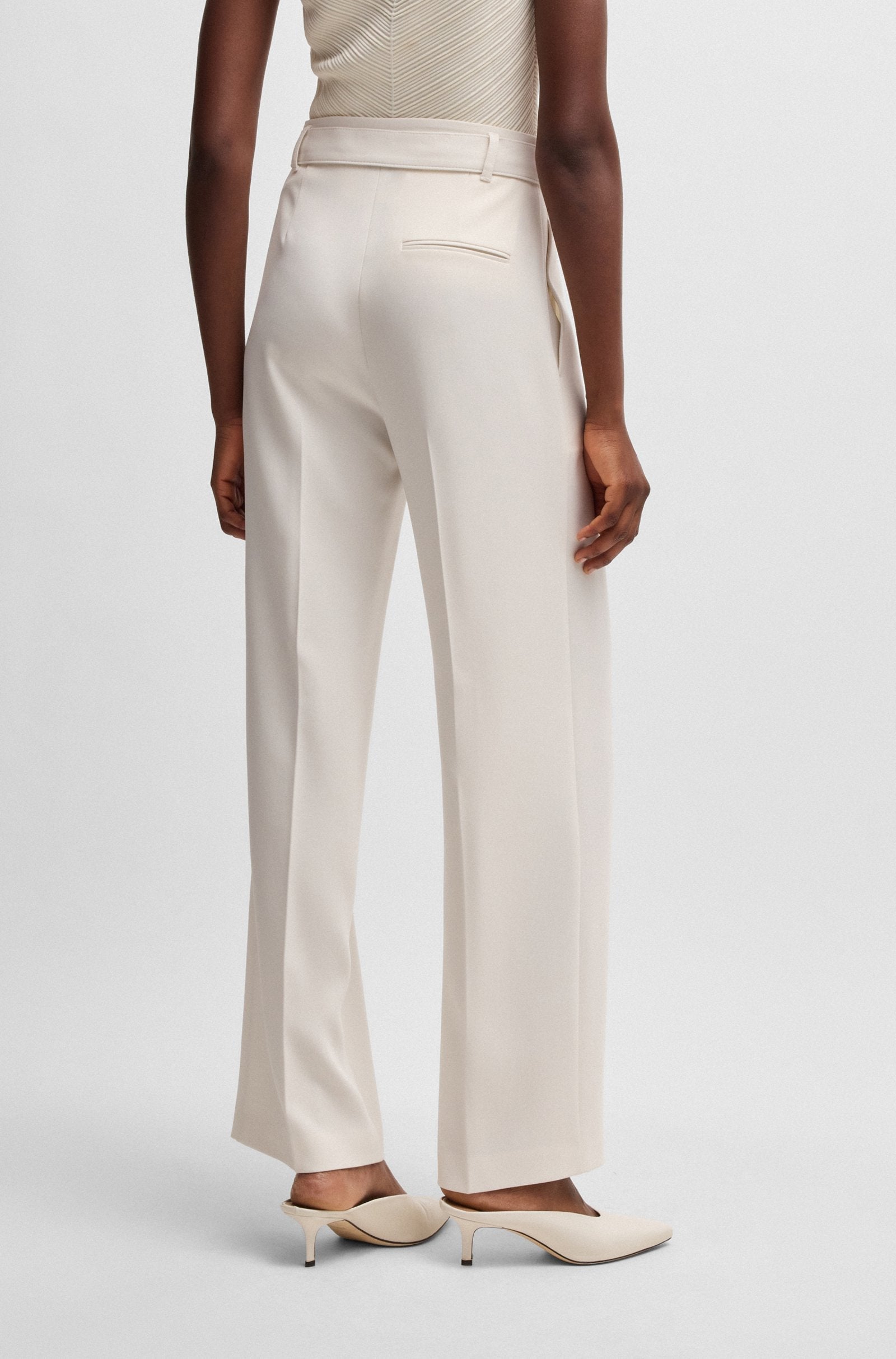 OPEN WHITE // FORMAL TROUSERS TEPIALA